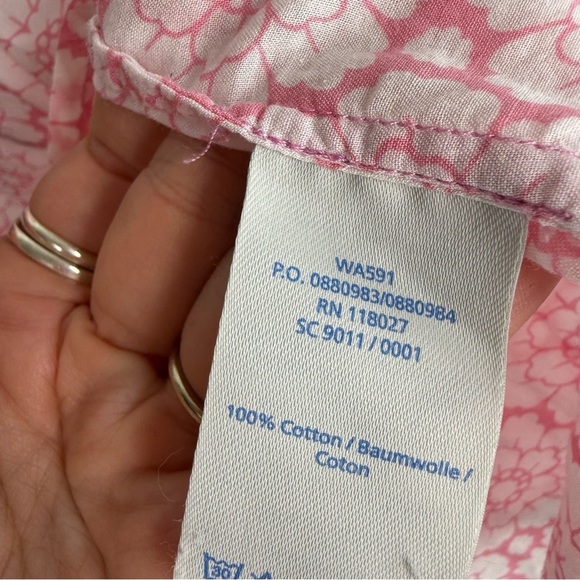 Anthropologie Pink Boden Floral Tank Top 14R - Picture 4 of 5